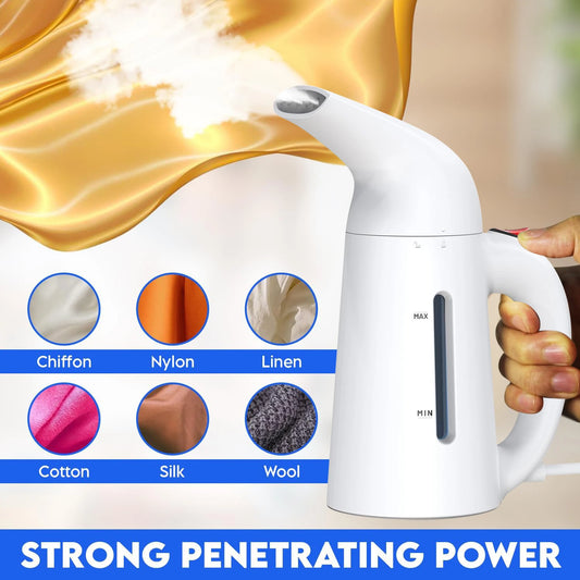 Portable Handheld Garment Steamer – 150ml, 800W, Auto Shut-Off, Wrinkle Remover