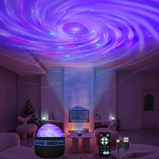 Starry Sky Galaxy Lamp Projector LED Night Light Remote